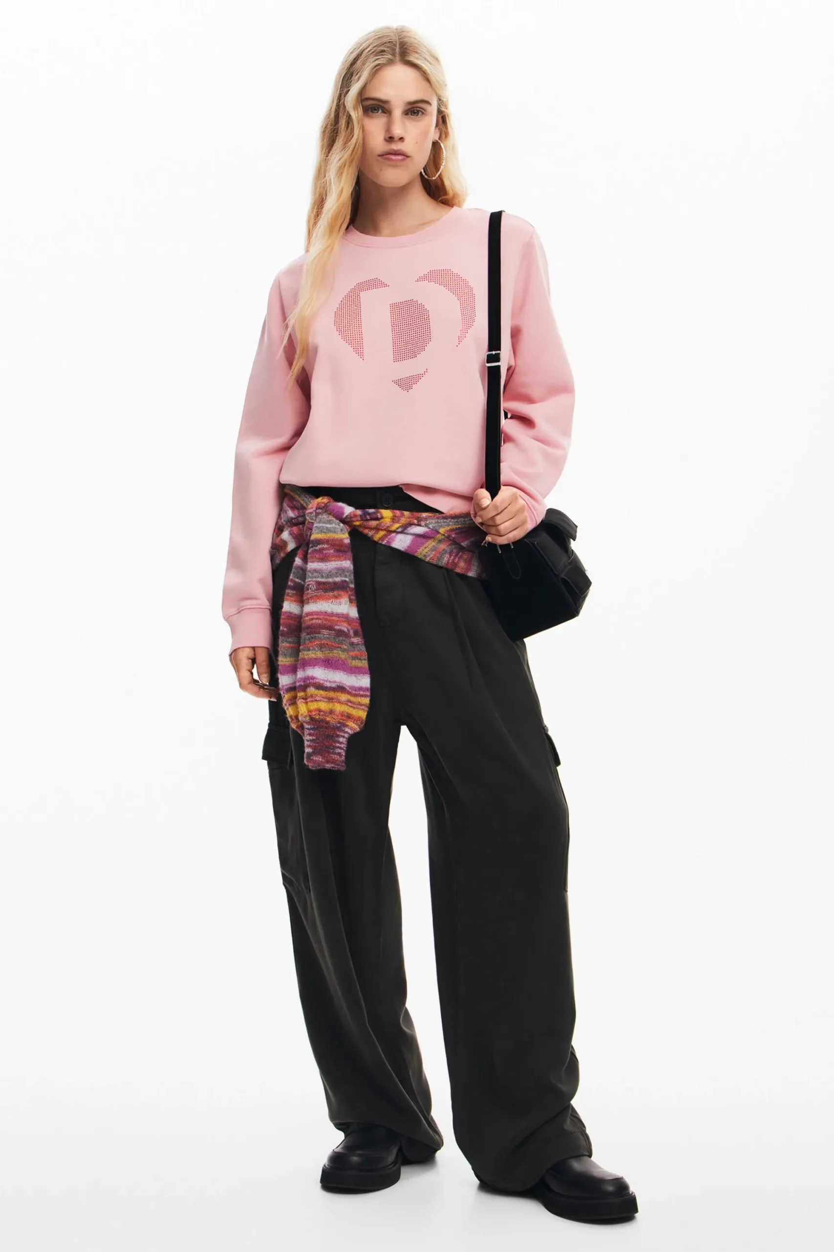 Moletons|Malha<Desigual Sudadera coração