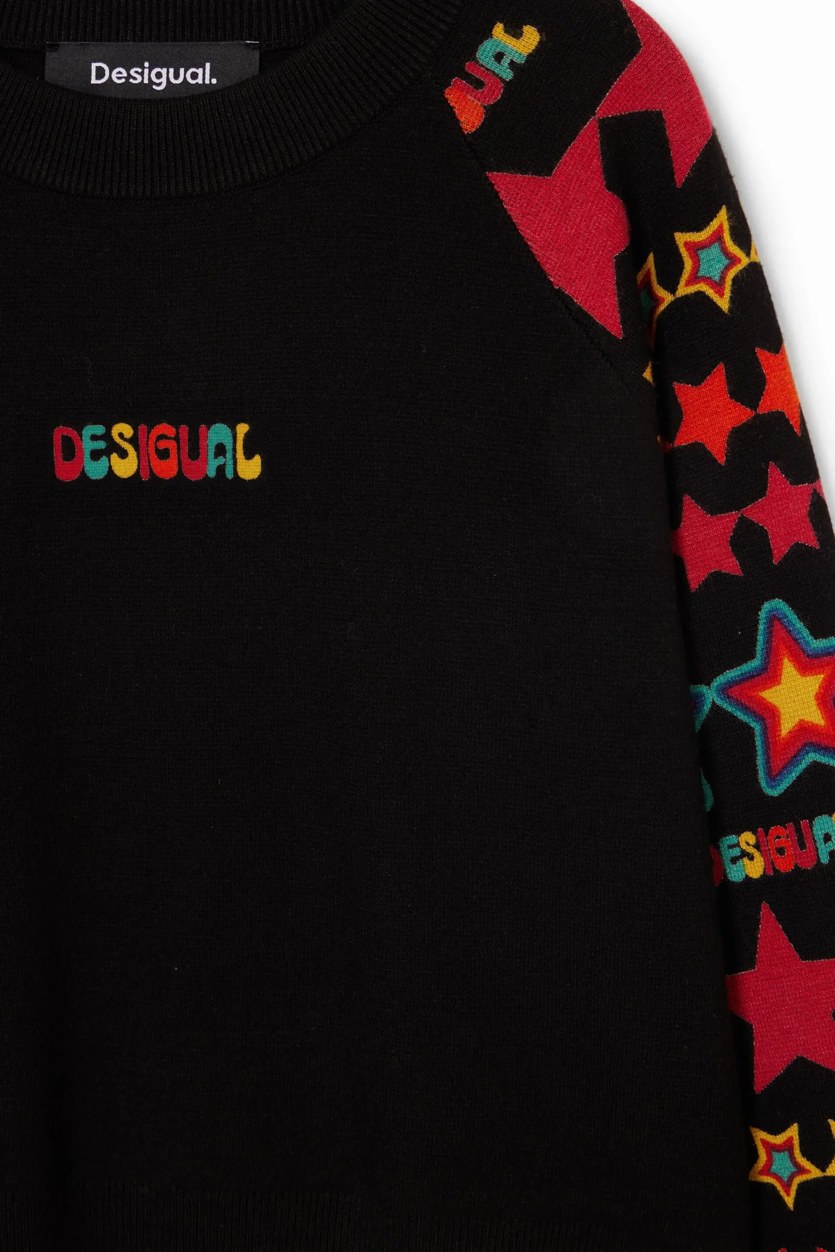 Malhas E Sweatshirts<Desigual Sudadera estrelas