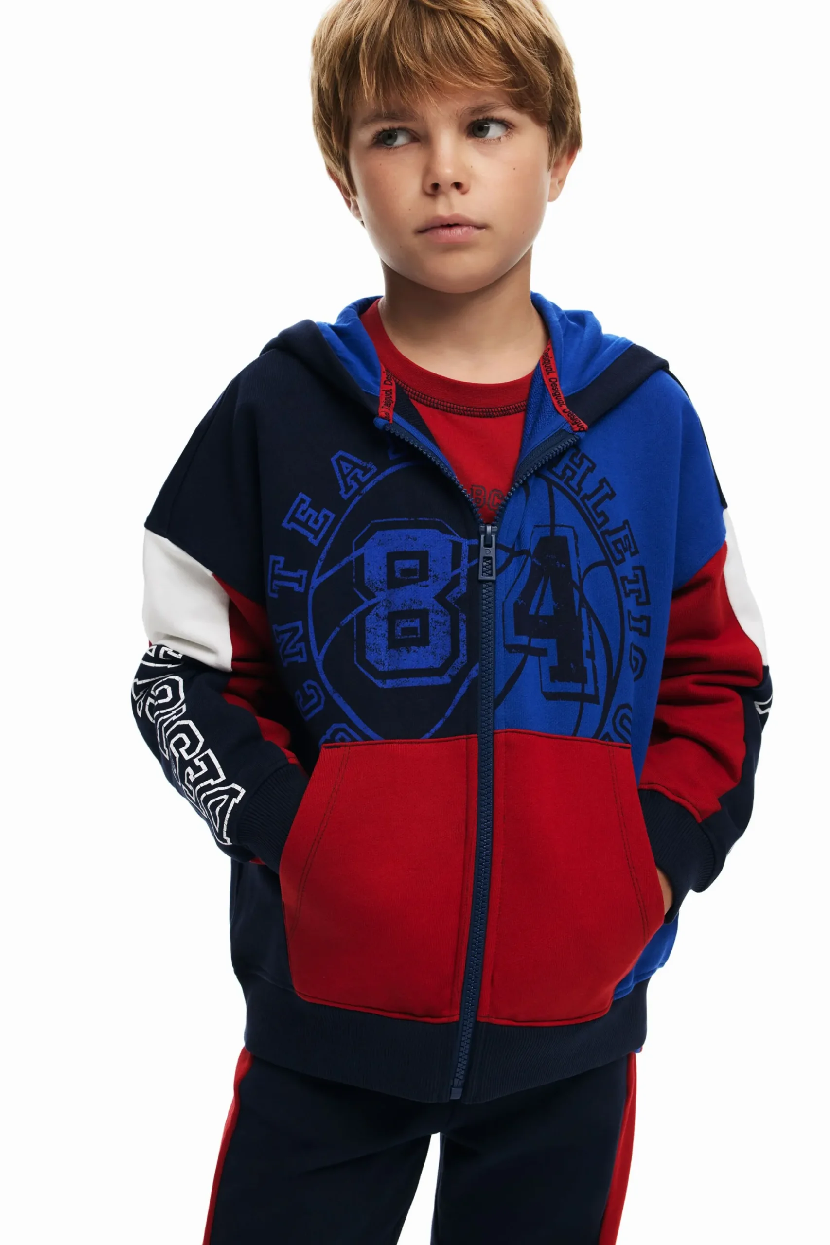 Malhas E Camisolas<Desigual Sudadera estilo basquete