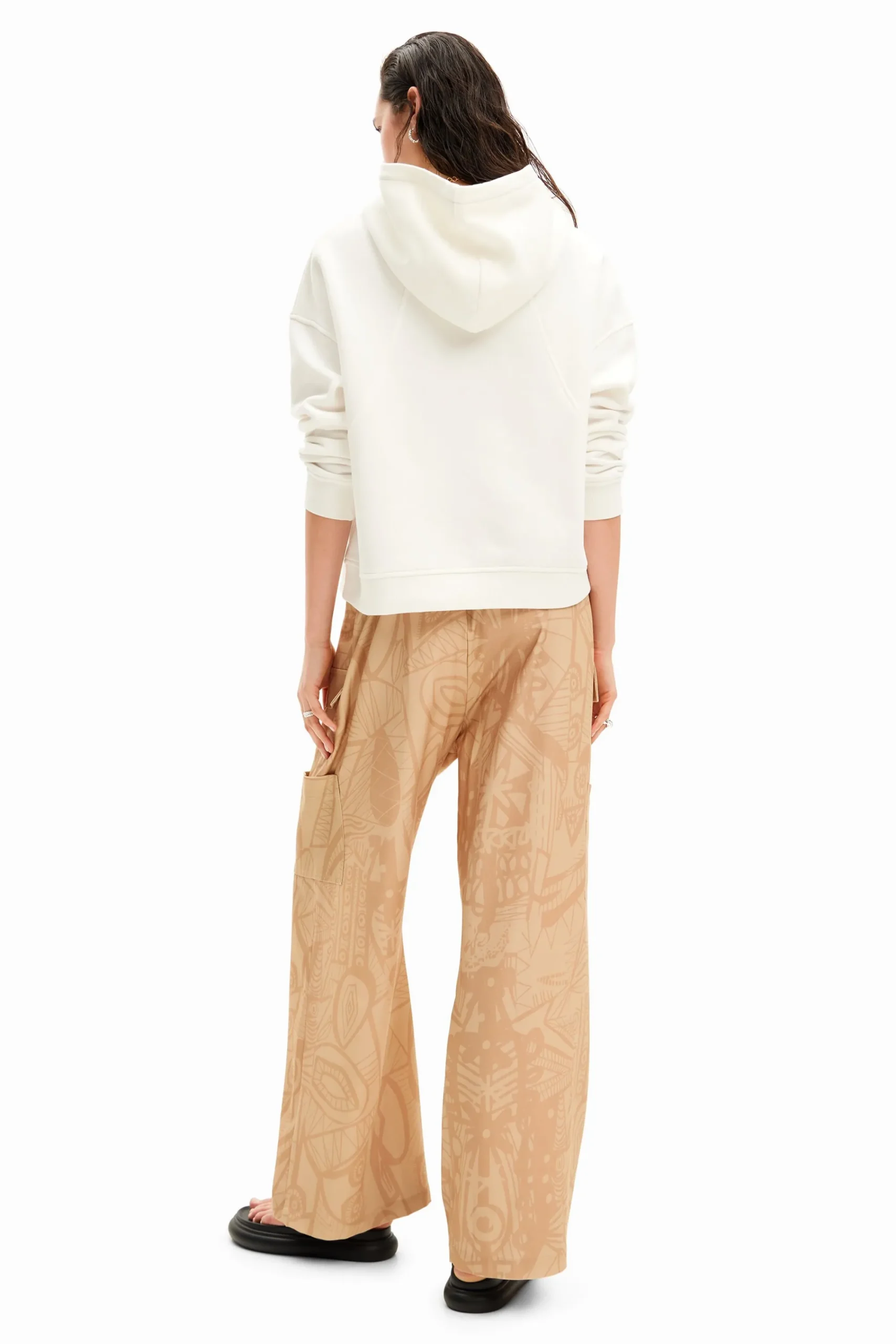 Moletons|Malha<Desigual Sweatshirt capuz patchwork