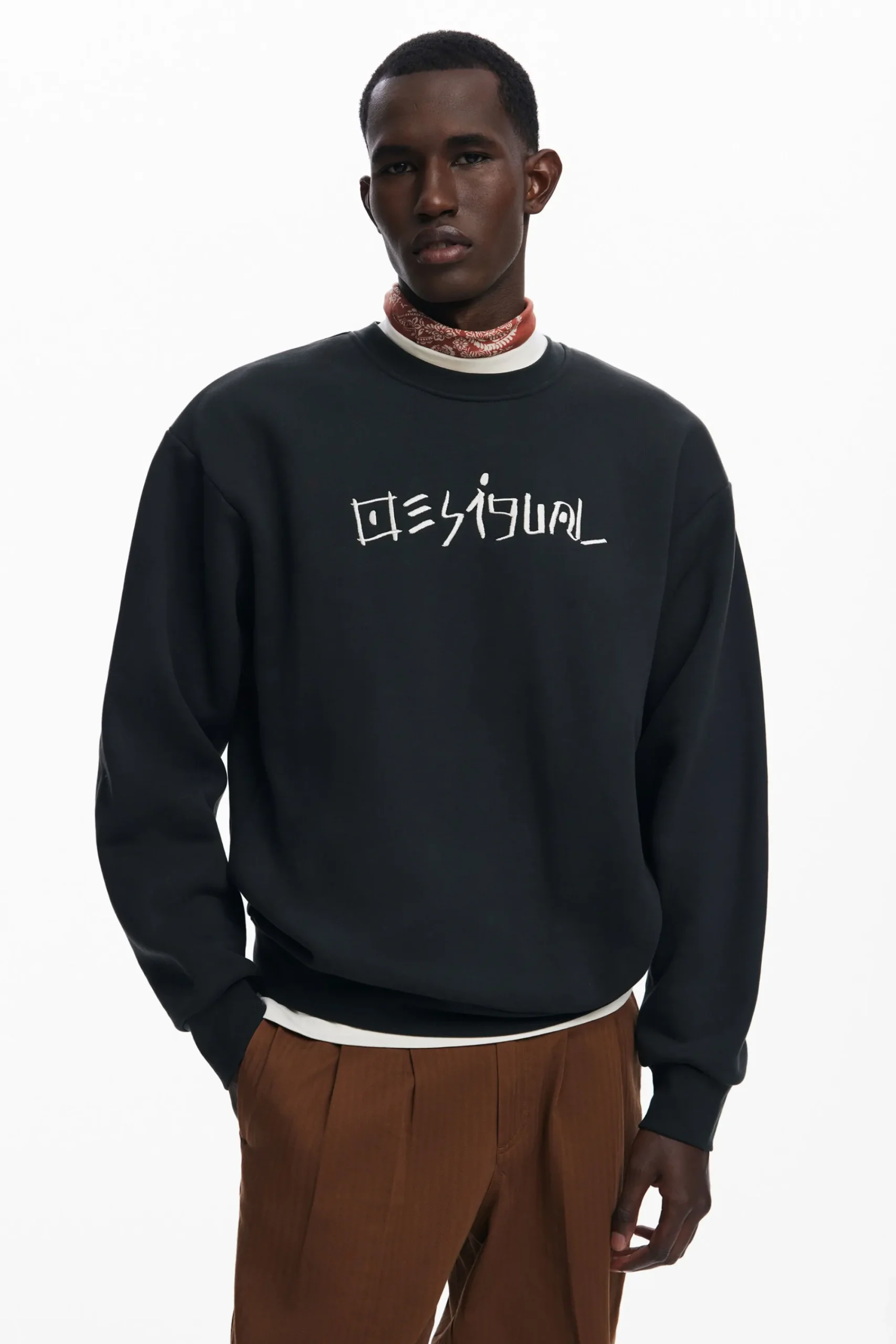 Malhas E Sweatshirts<Desigual Sweatshirt Japan Magazine ponto