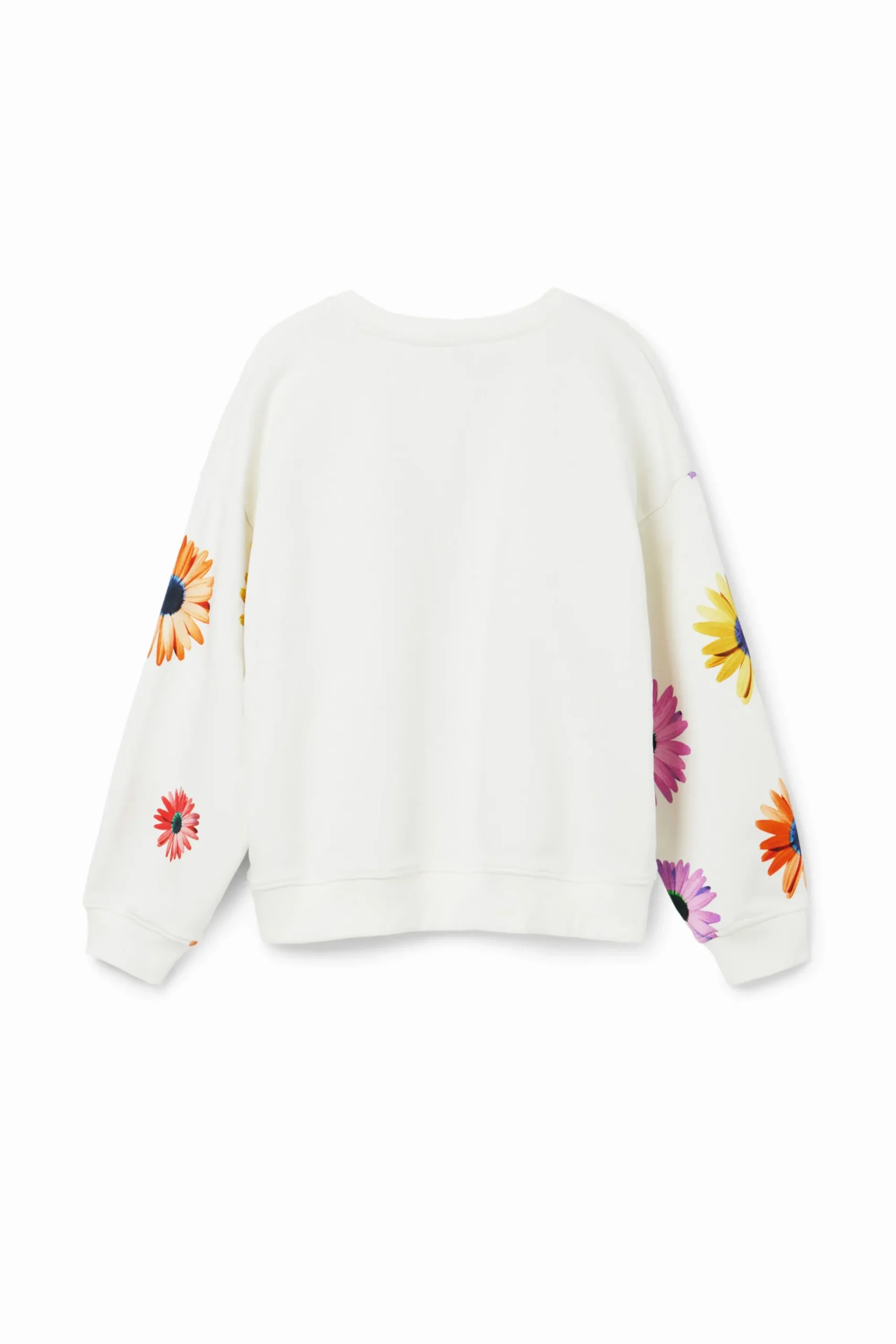 Malhas E Sweatshirts<Desigual Sweatshirt oversize margaridas