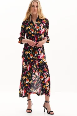 Vestidos E Macacões<Desigual Vestido camisero de flores