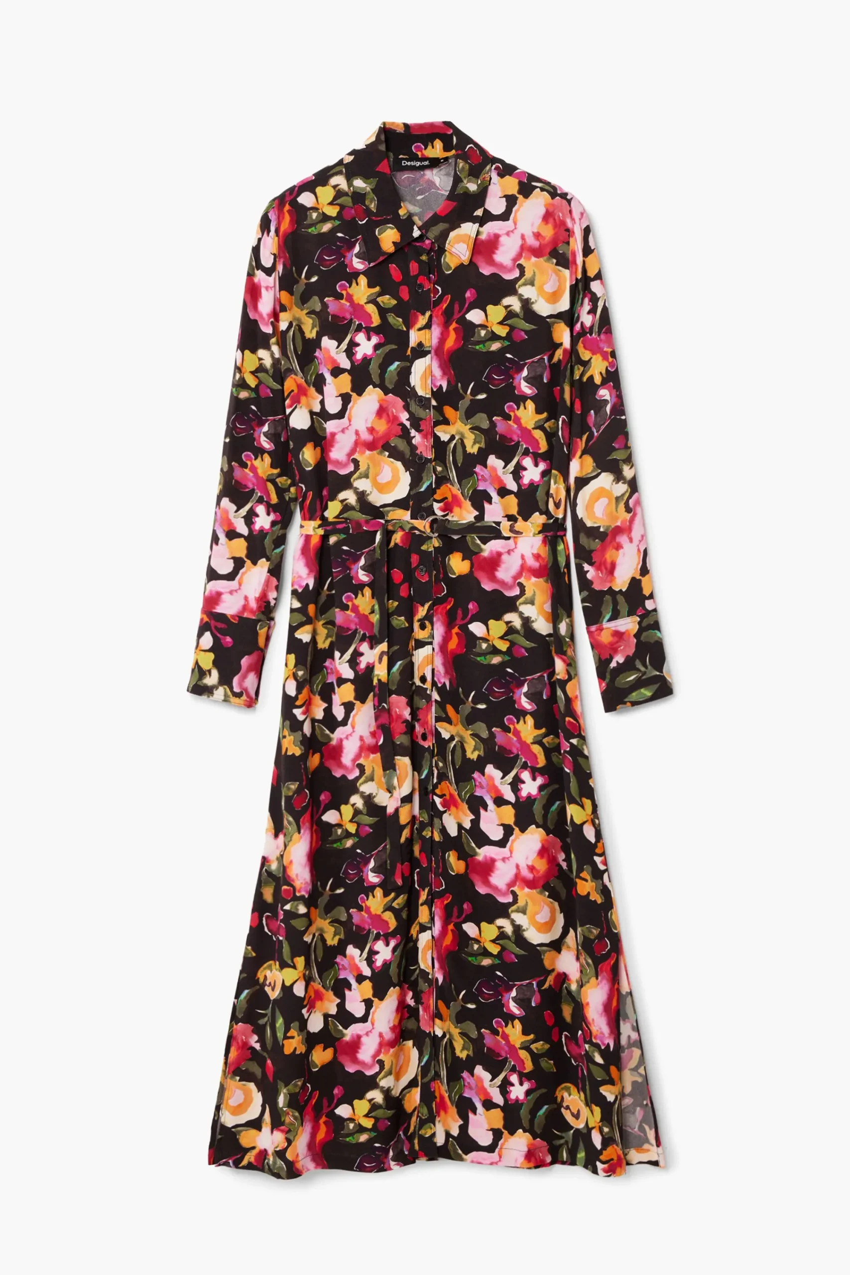 Vestidos E Macacões<Desigual Vestido camisero de flores