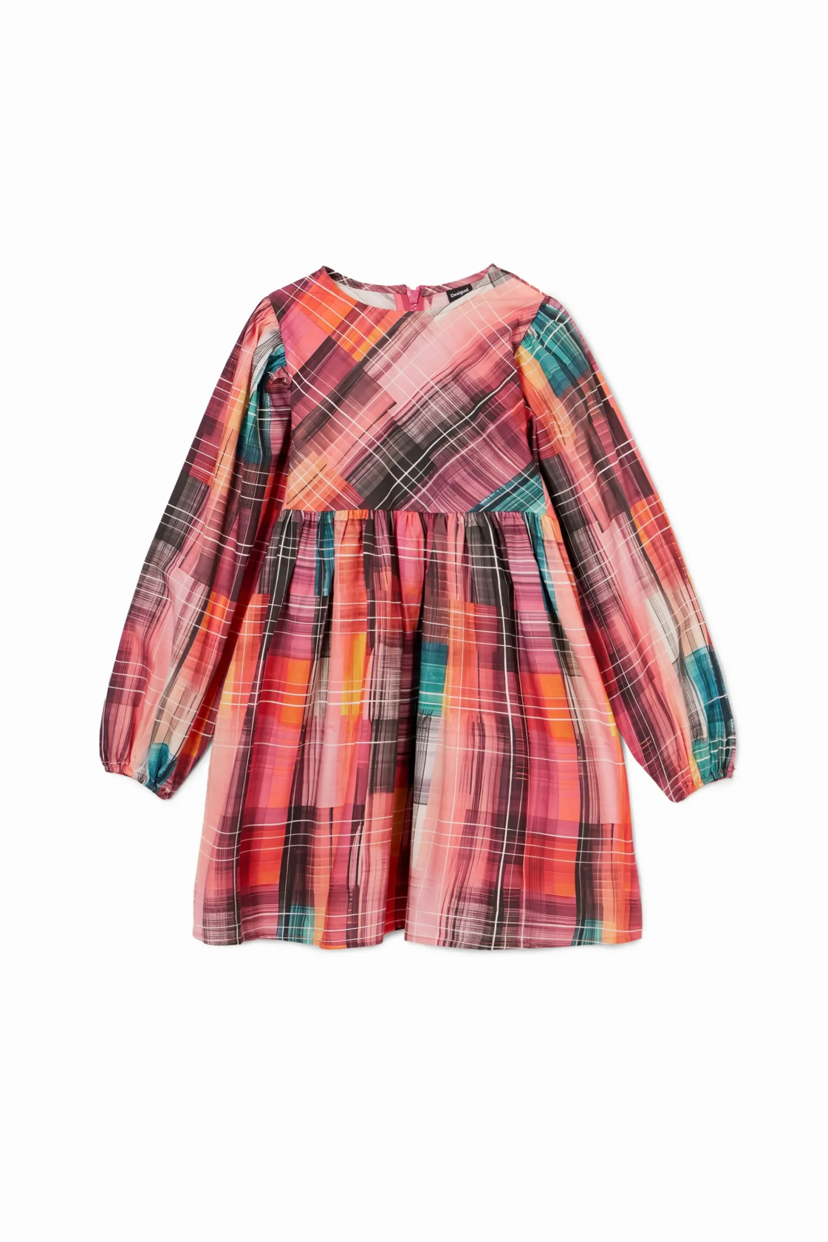 Vestidos<Desigual Vestido camisero xadrez