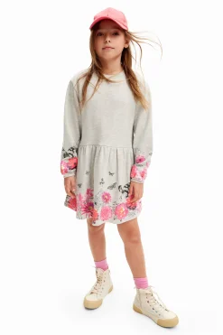 Vestidos<Desigual Vestido com borboletas e flores
