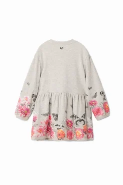 Vestidos<Desigual Vestido com borboletas e flores