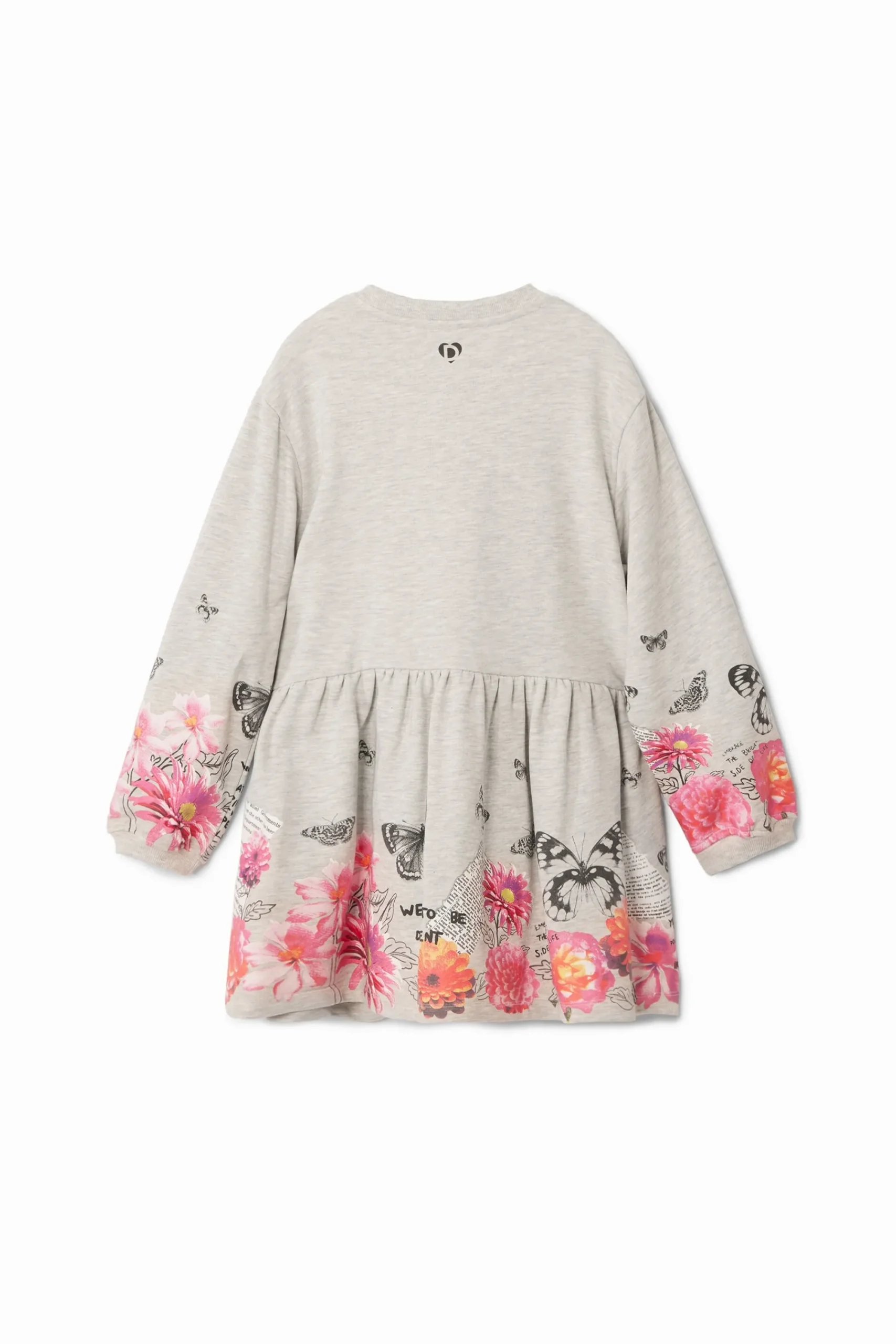 Vestidos<Desigual Vestido com borboletas e flores