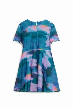 Vestidos<Desigual Vestido com saia plissada