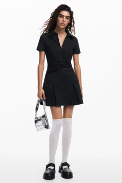 Vestidos E Macacões<Desigual Vestido com saia plissada