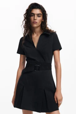 Vestidos E Macacões<Desigual Vestido com saia plissada