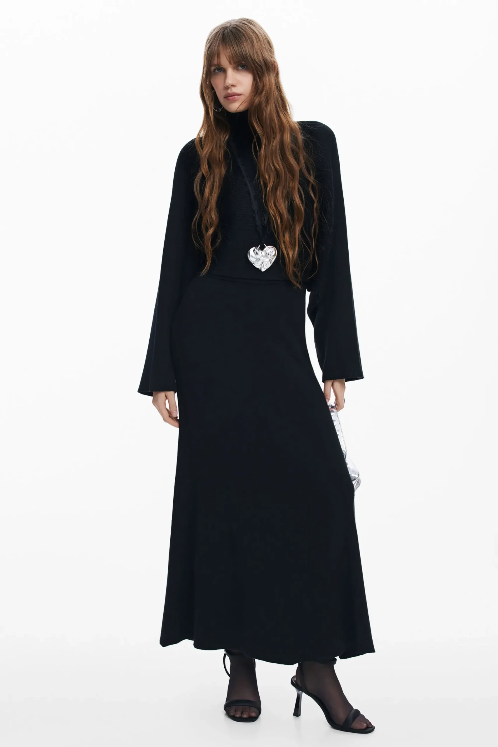 Roupa De Malha|Vestidos E Macacões<Desigual Vestido combinado liso