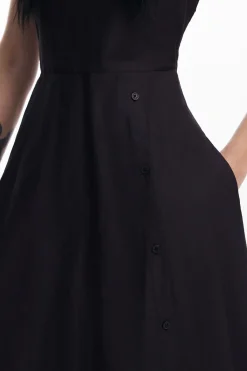 Vestidos E Macacões<Desigual Vestido combinado liso