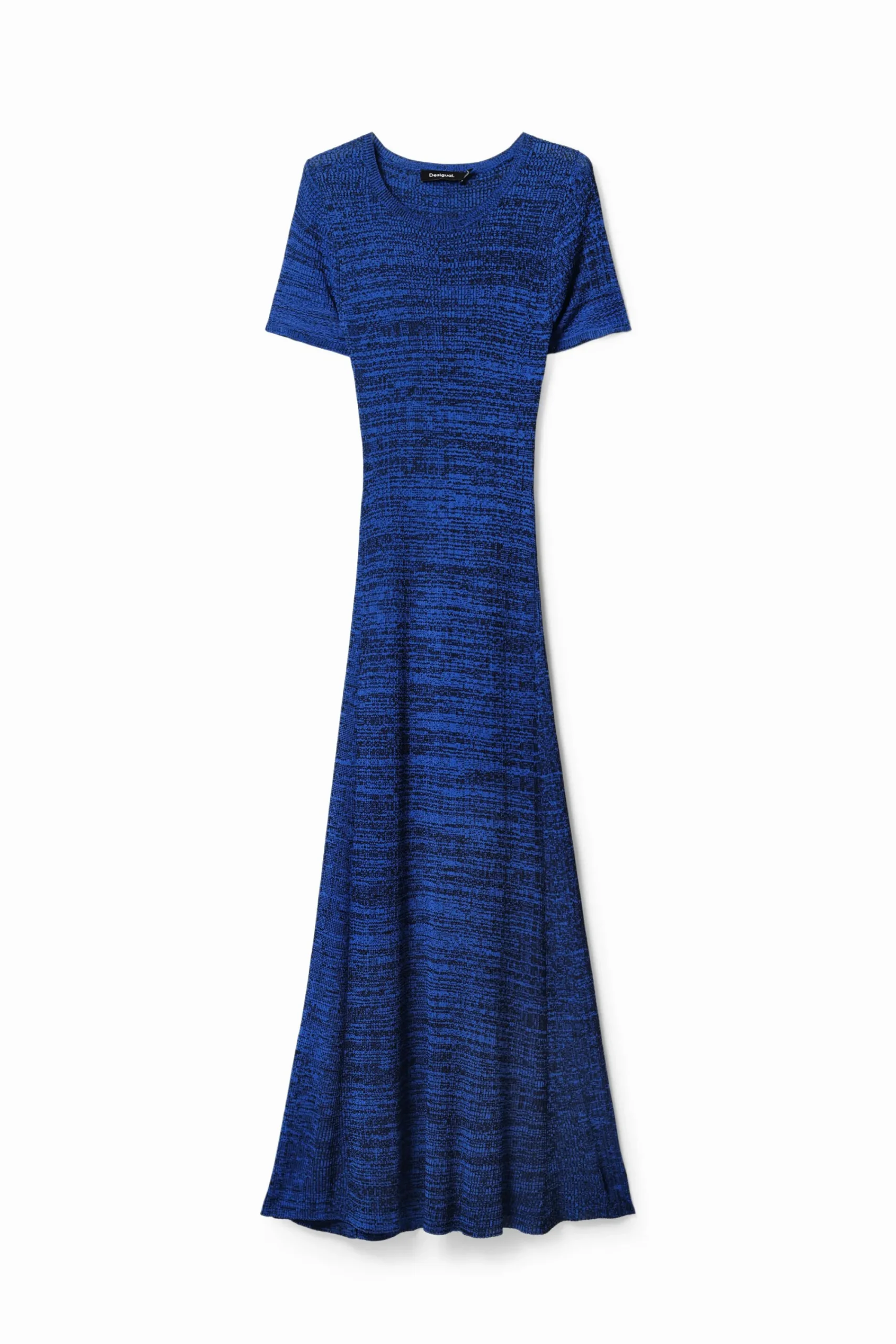 Vestidos E Macacões<Desigual Vestido comprido canelado mesclado