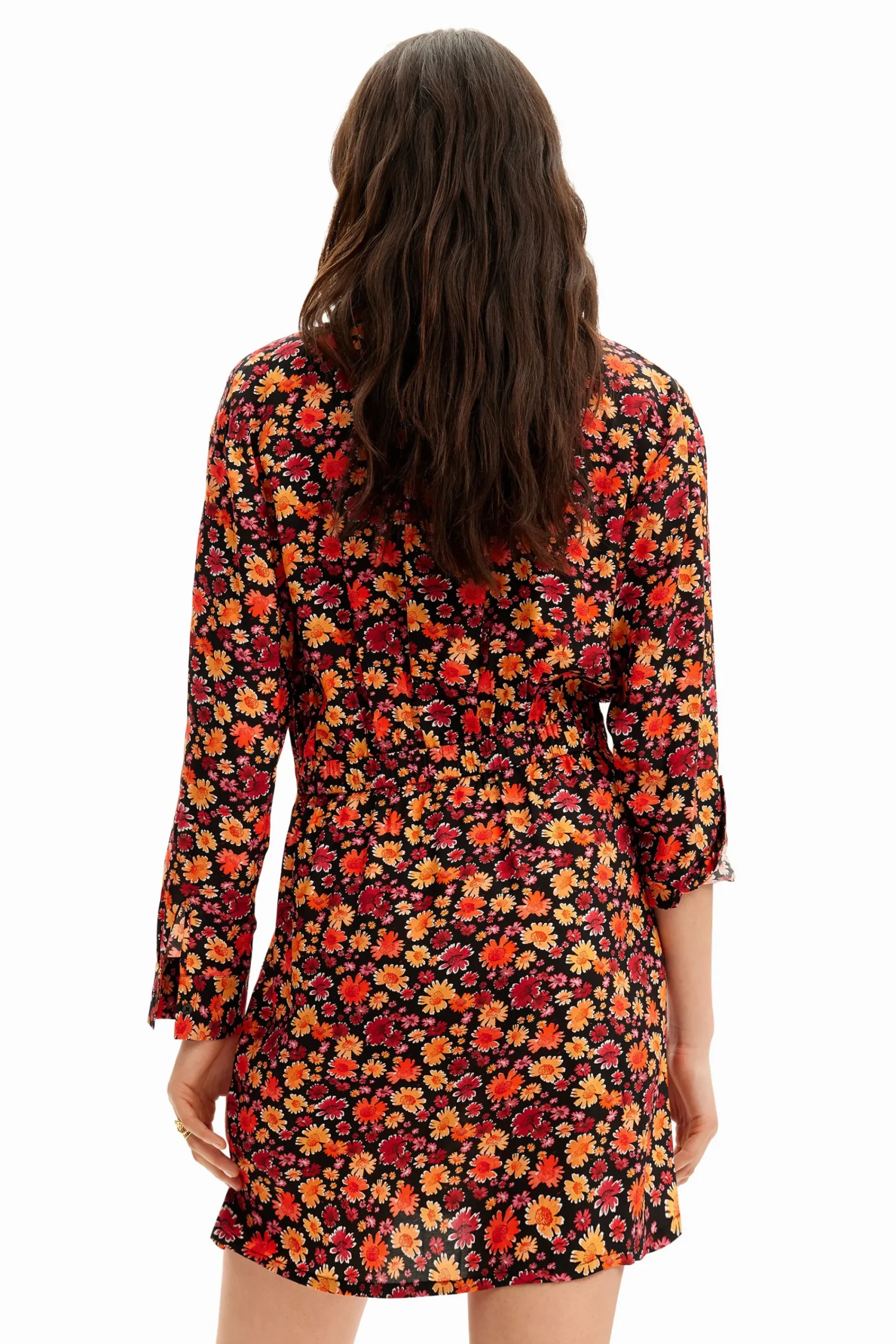 Vestidos E Macacões<Desigual Vestido curto camiseiro flores