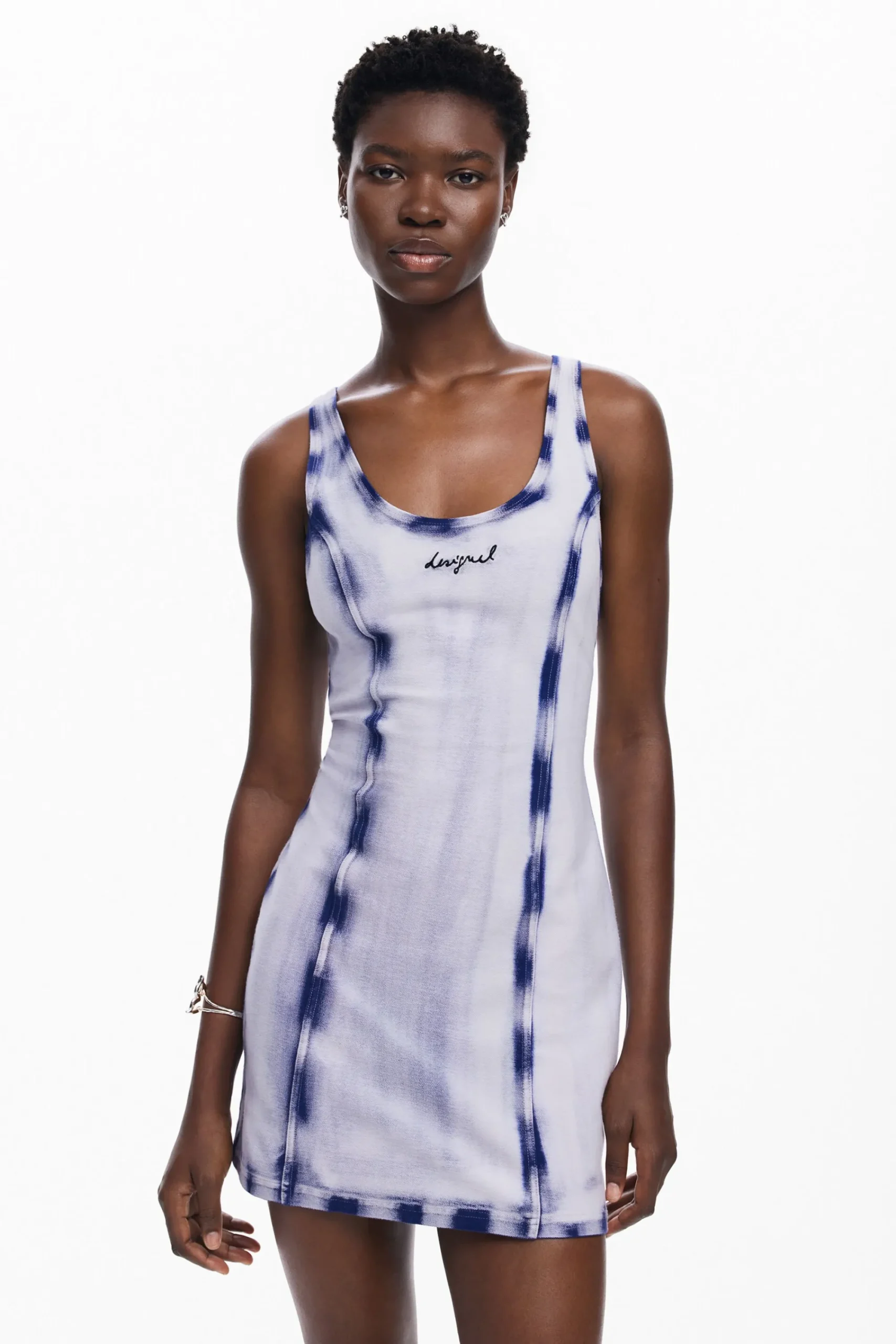 Vestidos E Macacões<Desigual Vestido curto efeito lavado