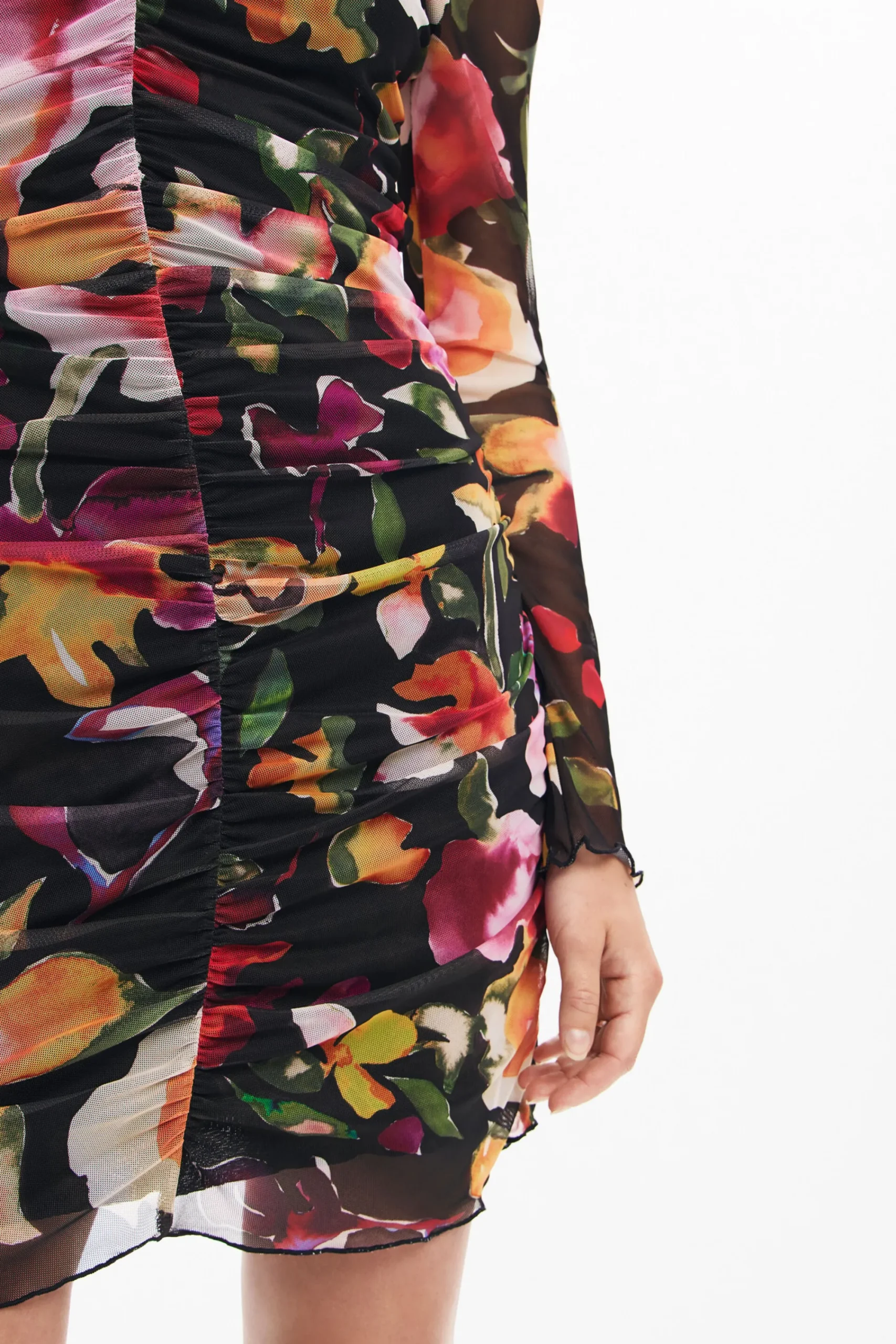 Vestidos E Macacões<Desigual Vestido curto flores