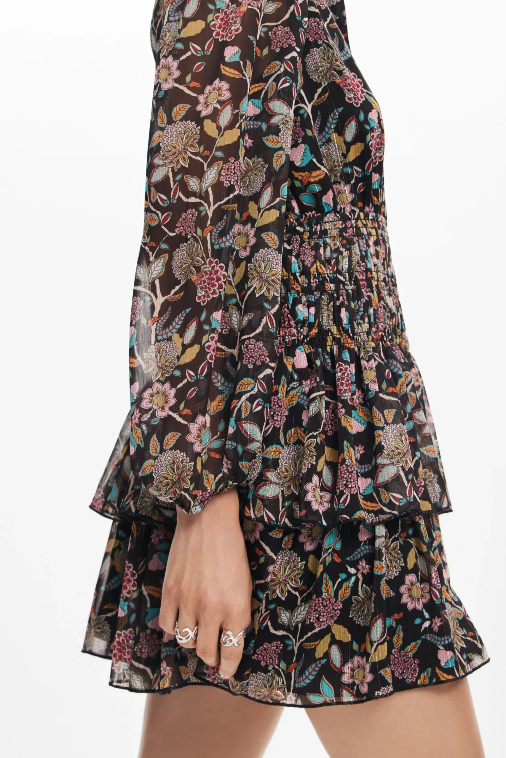 Vestidos E Macacões<Desigual Vestido curto flores