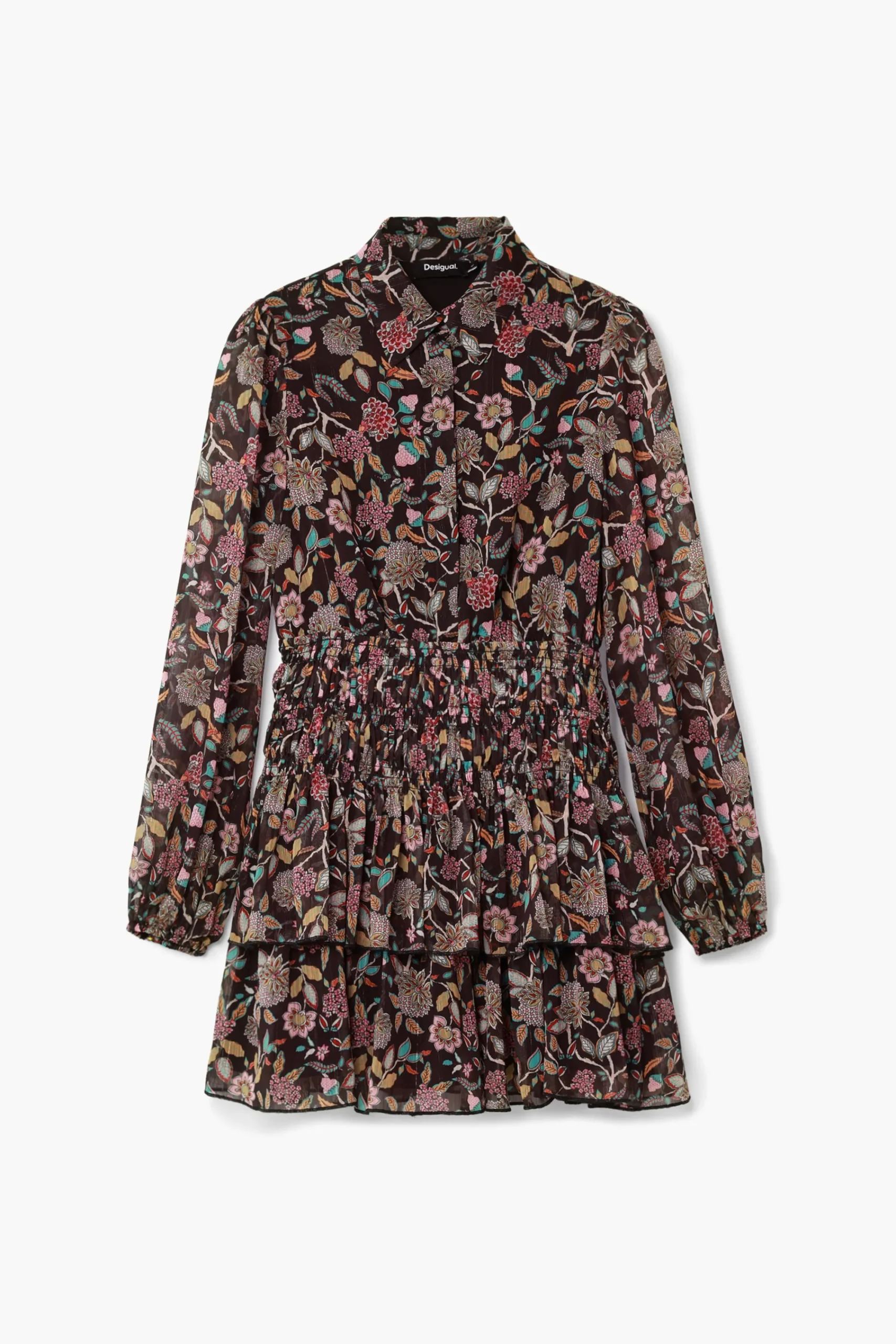 Vestidos E Macacões<Desigual Vestido curto flores