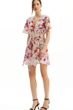 Vestidos E Macacões<Desigual Vestido curto flores