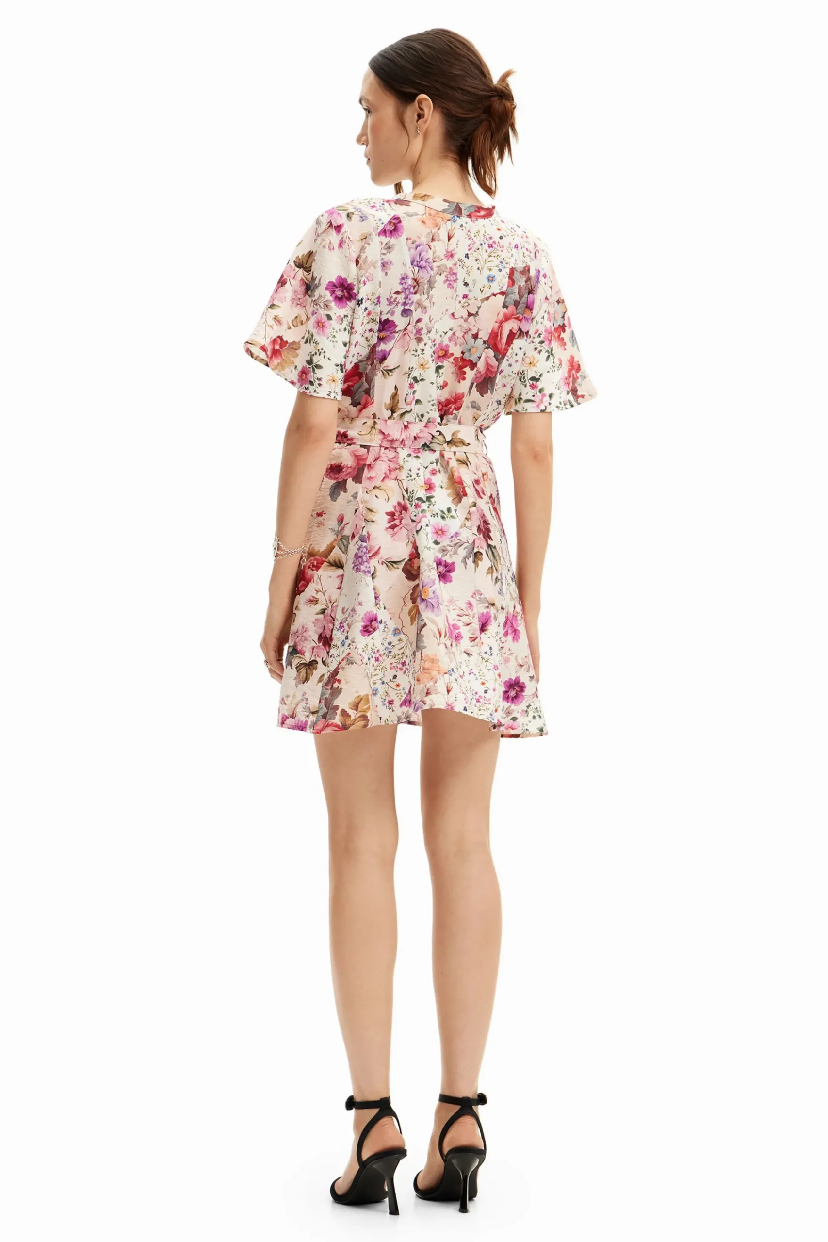 Vestidos E Macacões<Desigual Vestido curto flores