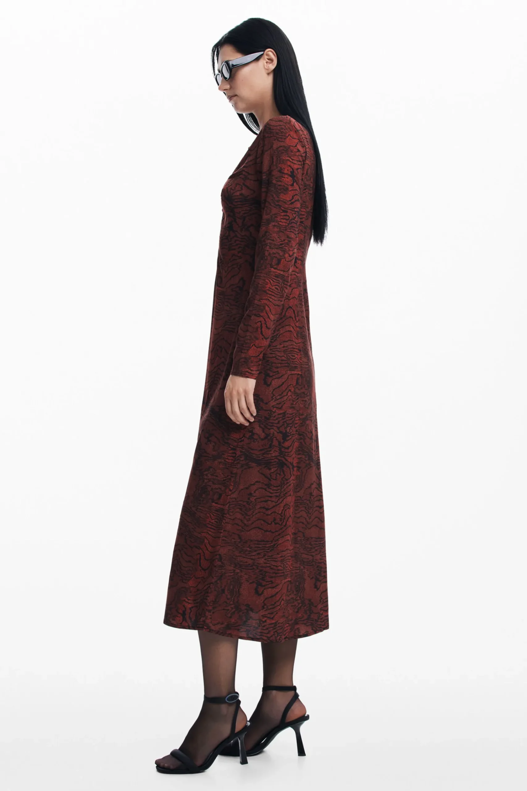 Vestidos E Macacões<Desigual Vestido de linhas assimétricas