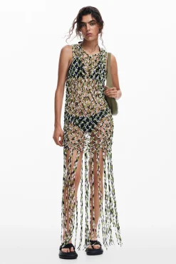 Vestidos E Macacões<Desigual Vestido de malha efeito rede