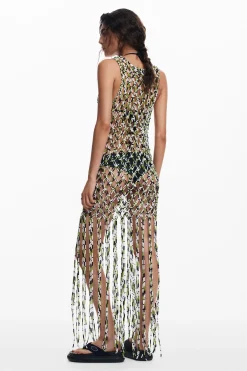 Vestidos E Macacões<Desigual Vestido de malha efeito rede
