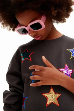 Vestidos<Desigual Vestido de moletom com estrelas