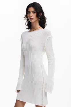 Roupa De Malha|Vestidos E Macacões<Desigual Vestido de ponto canelado