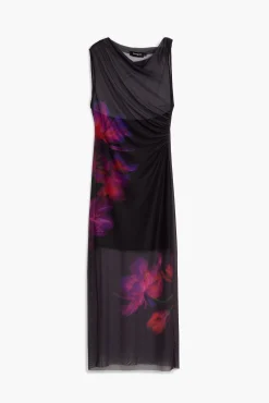 Vestidos E Macacões<Desigual Vestido de tul com flores