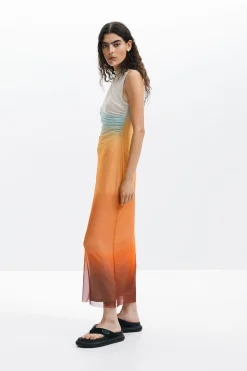 Vestidos E Macacões<Desigual Vestido de tul degradado