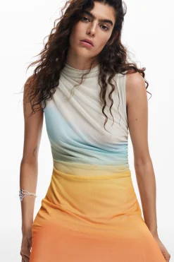 Vestidos E Macacões<Desigual Vestido de tul degradado