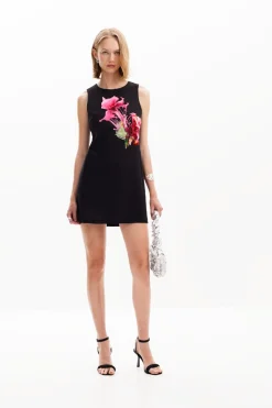 Vestidos E Macacões<Desigual Vestido estampado floral