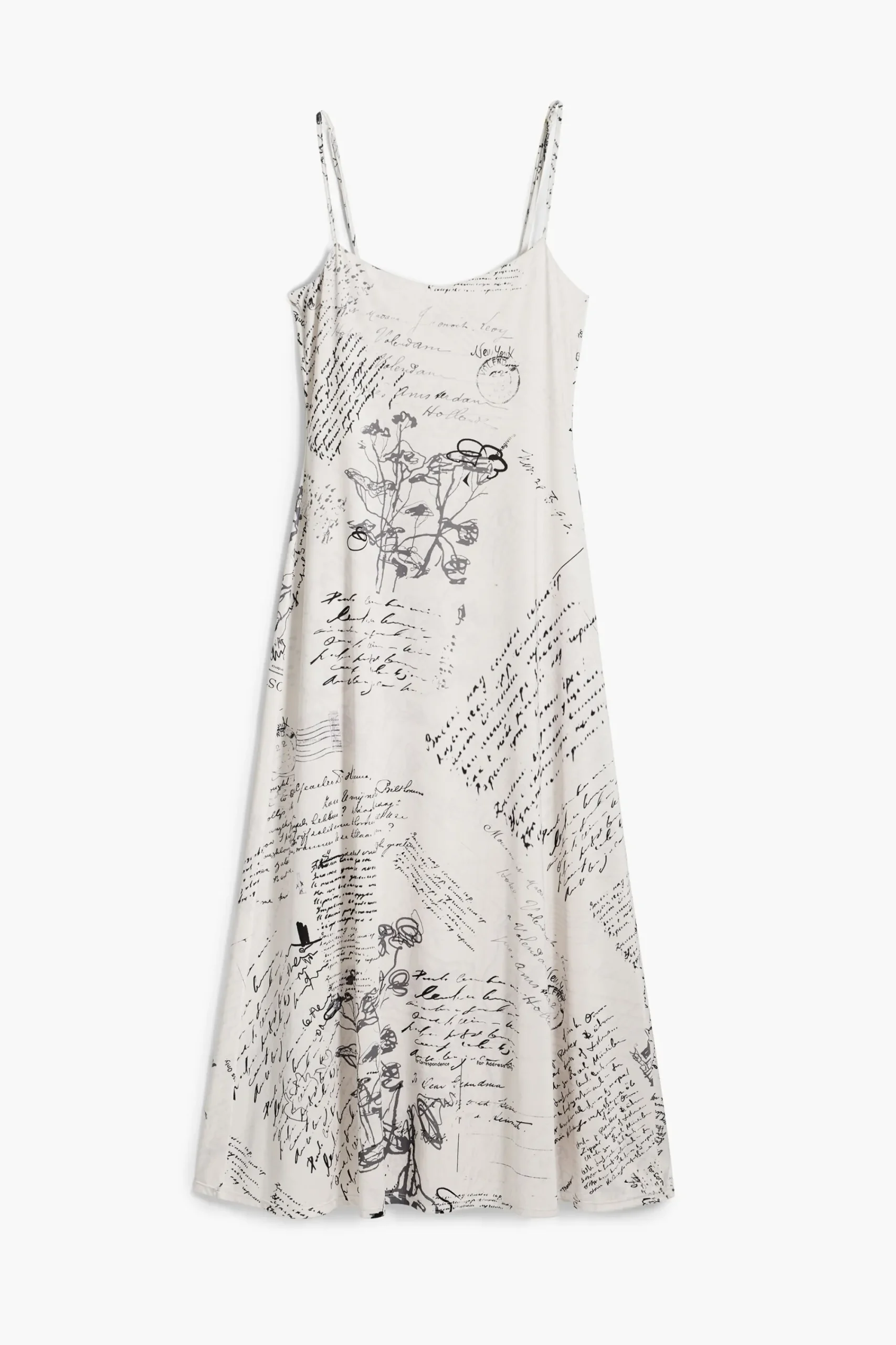 Vestidos E Macacões<Desigual Vestido estampado jornalístico