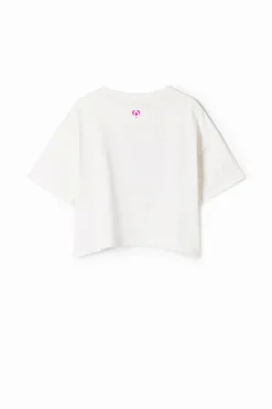 T-shirts E Camisas<Desigual Vestido listrado coração