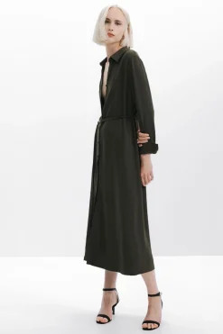 Vestidos E Macacões<Desigual Vestido longo camisa