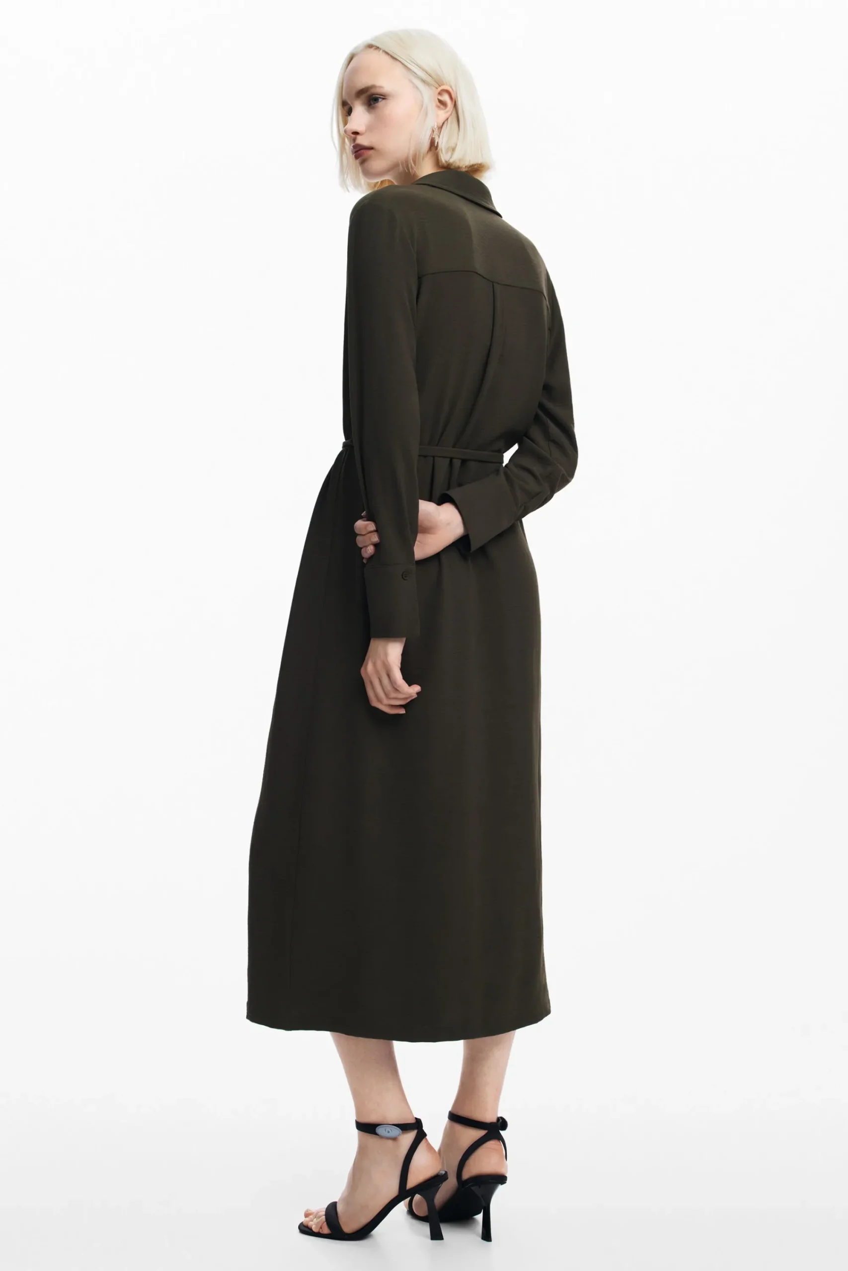 Vestidos E Macacões<Desigual Vestido longo camisa