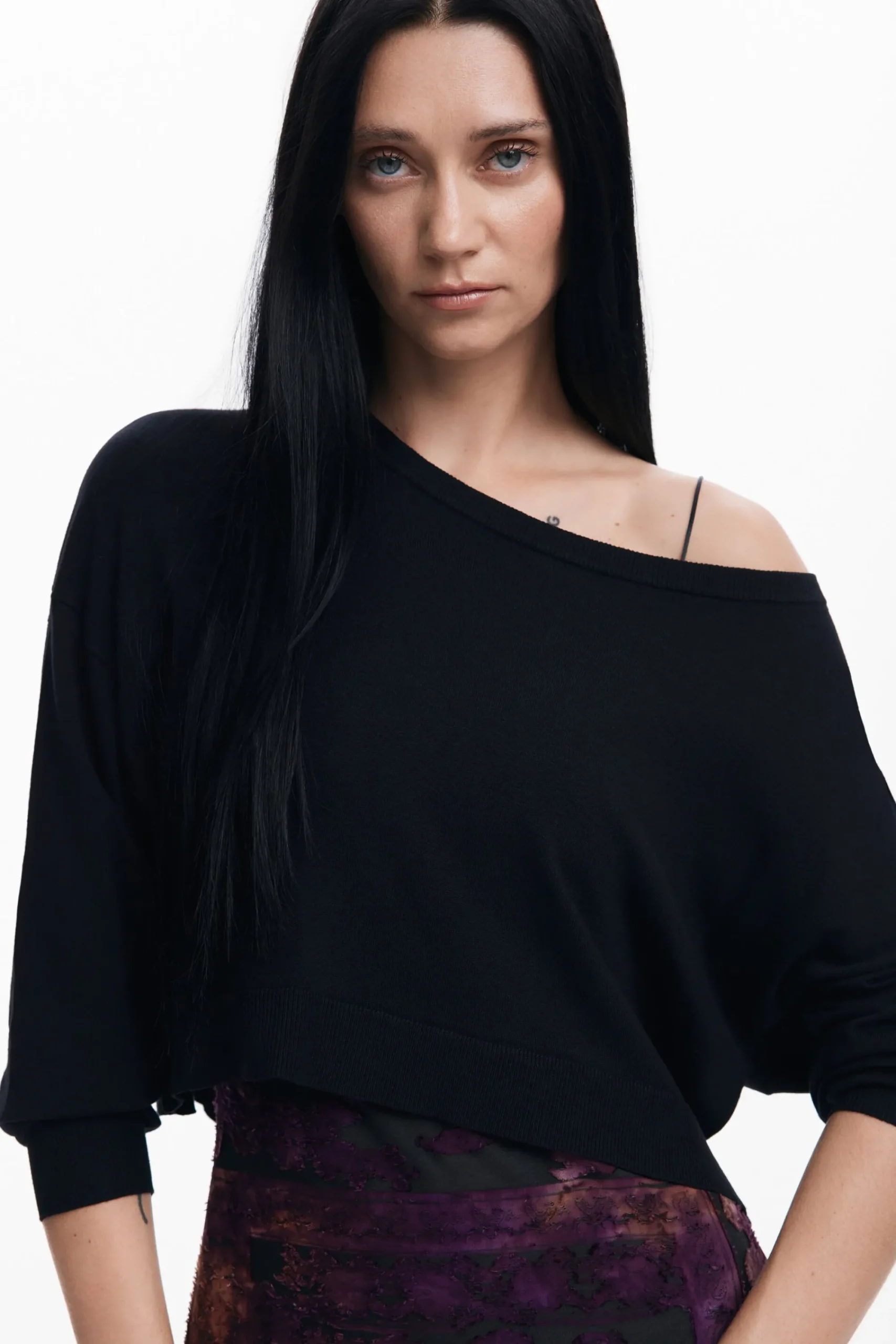 Roupa De Malha|Vestidos E Macacões<Desigual Vestido midi 2 em 1