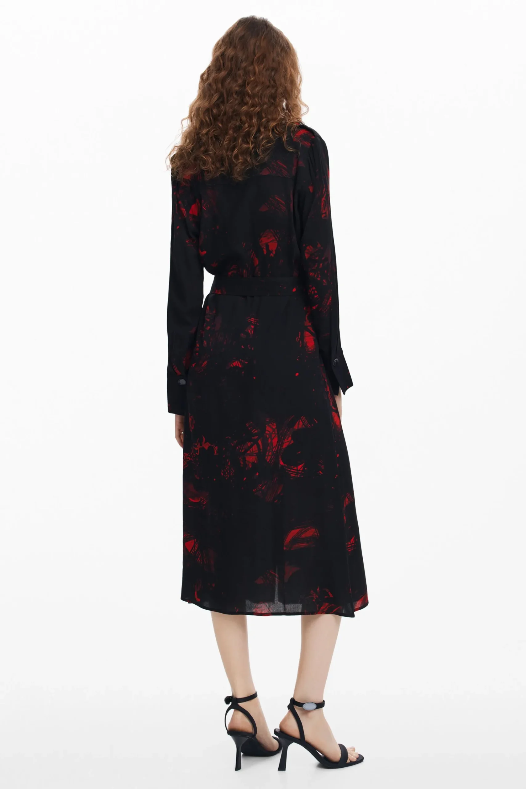 Vestidos E Macacões<Desigual Vestido midi camisero M. Christian Lacroix