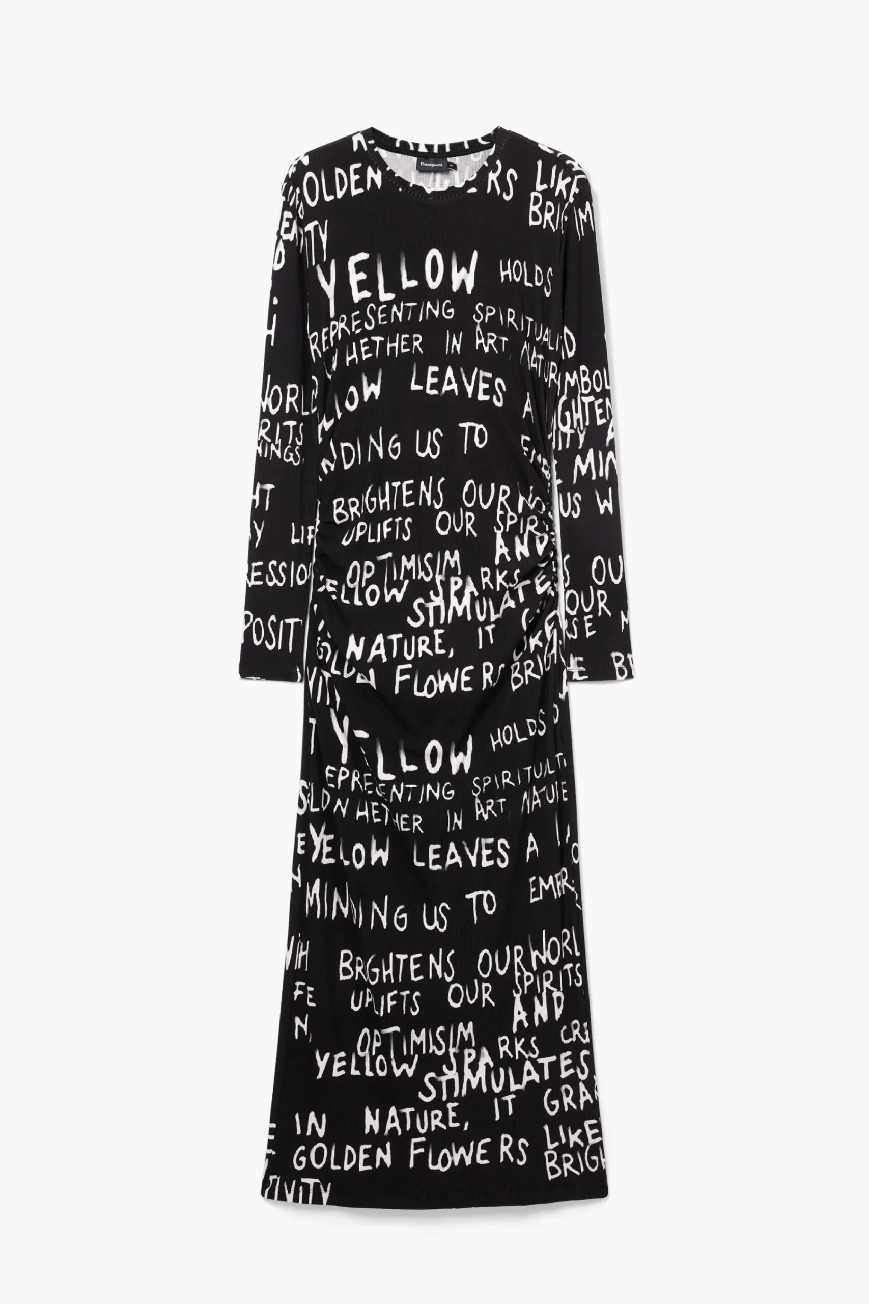 Roupa De Malha|Vestidos E Macacões<Desigual Vestido midi com frases