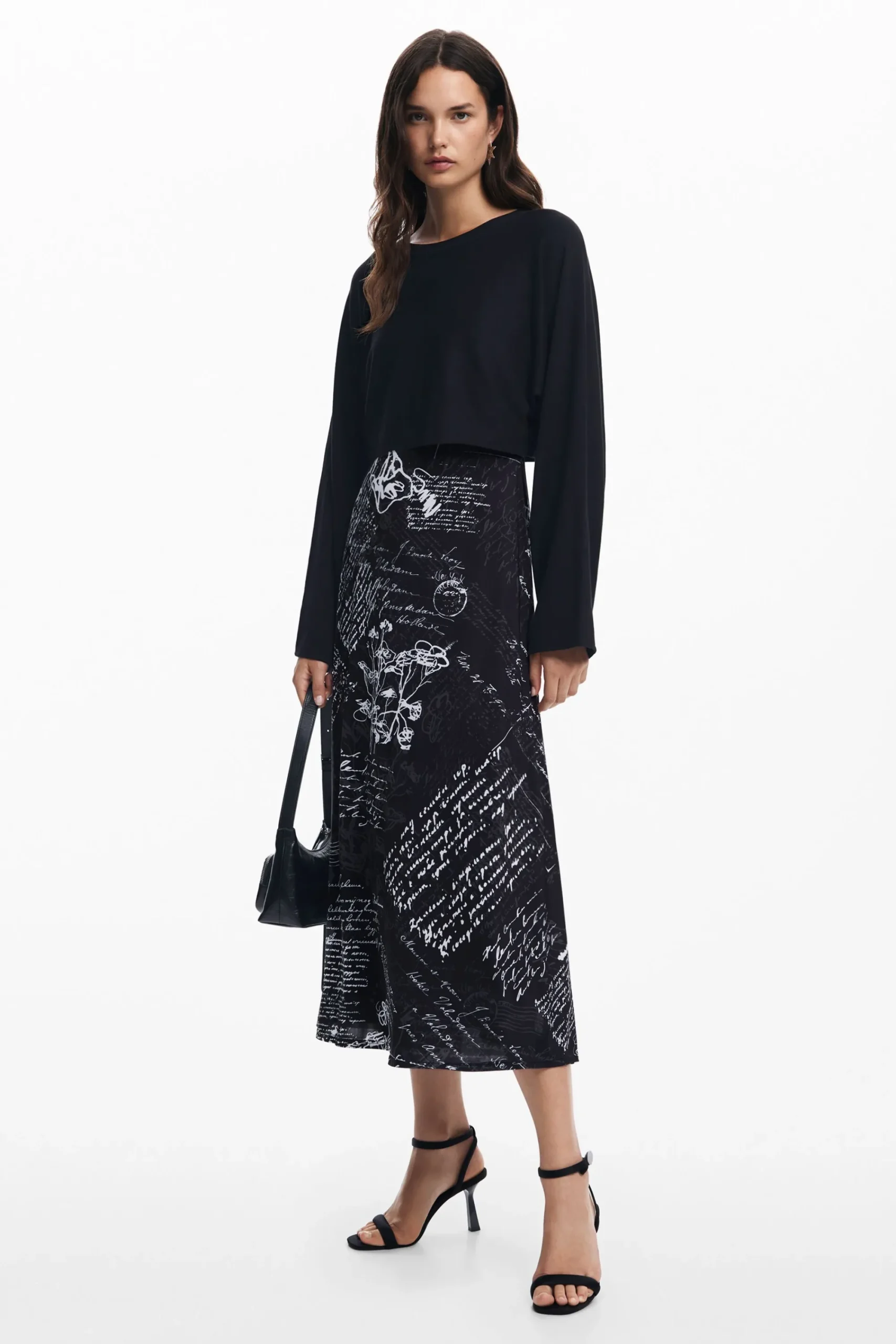 Roupa De Malha|Vestidos E Macacões<Desigual Vestido midi combinado