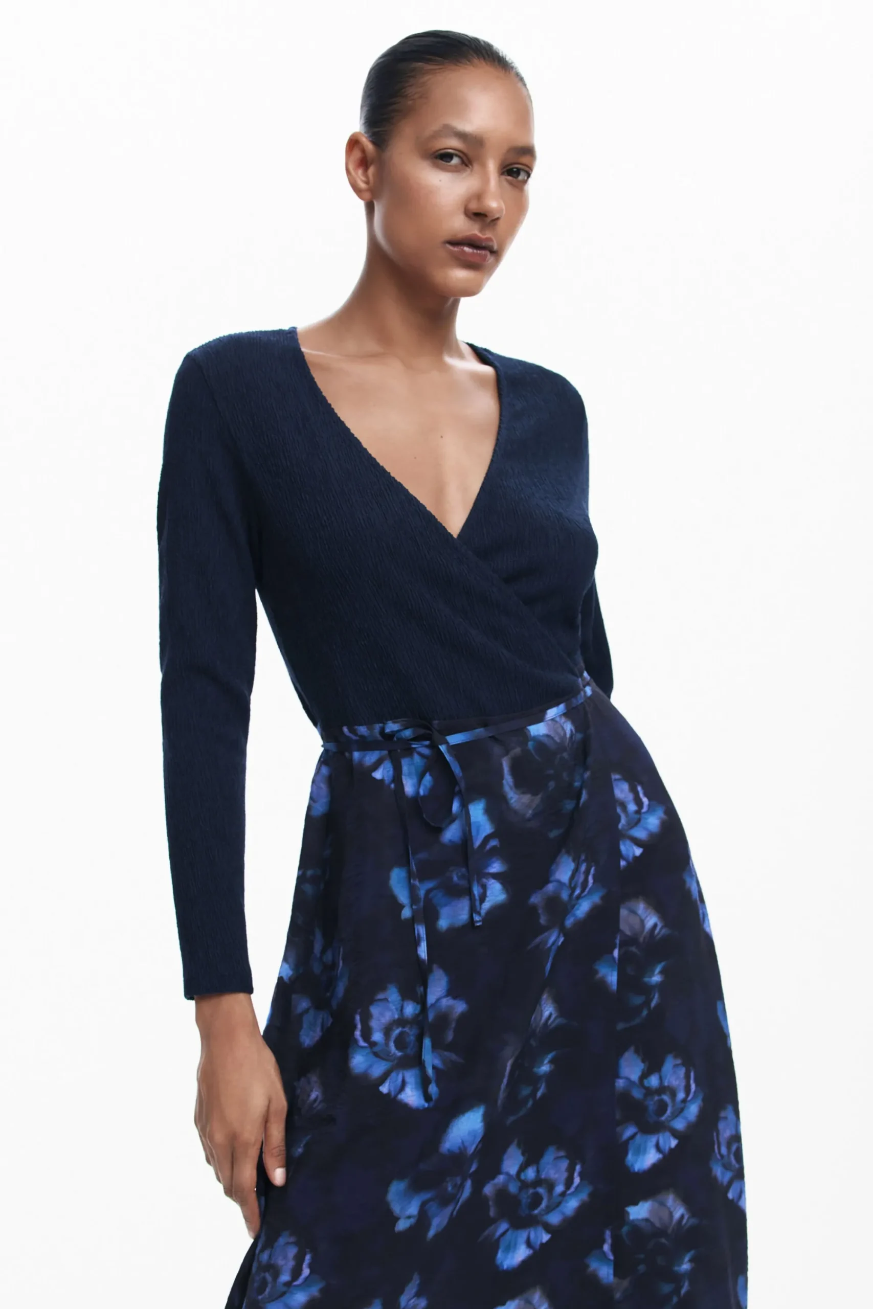 Vestidos E Macacões<Desigual Vestido midi combinado