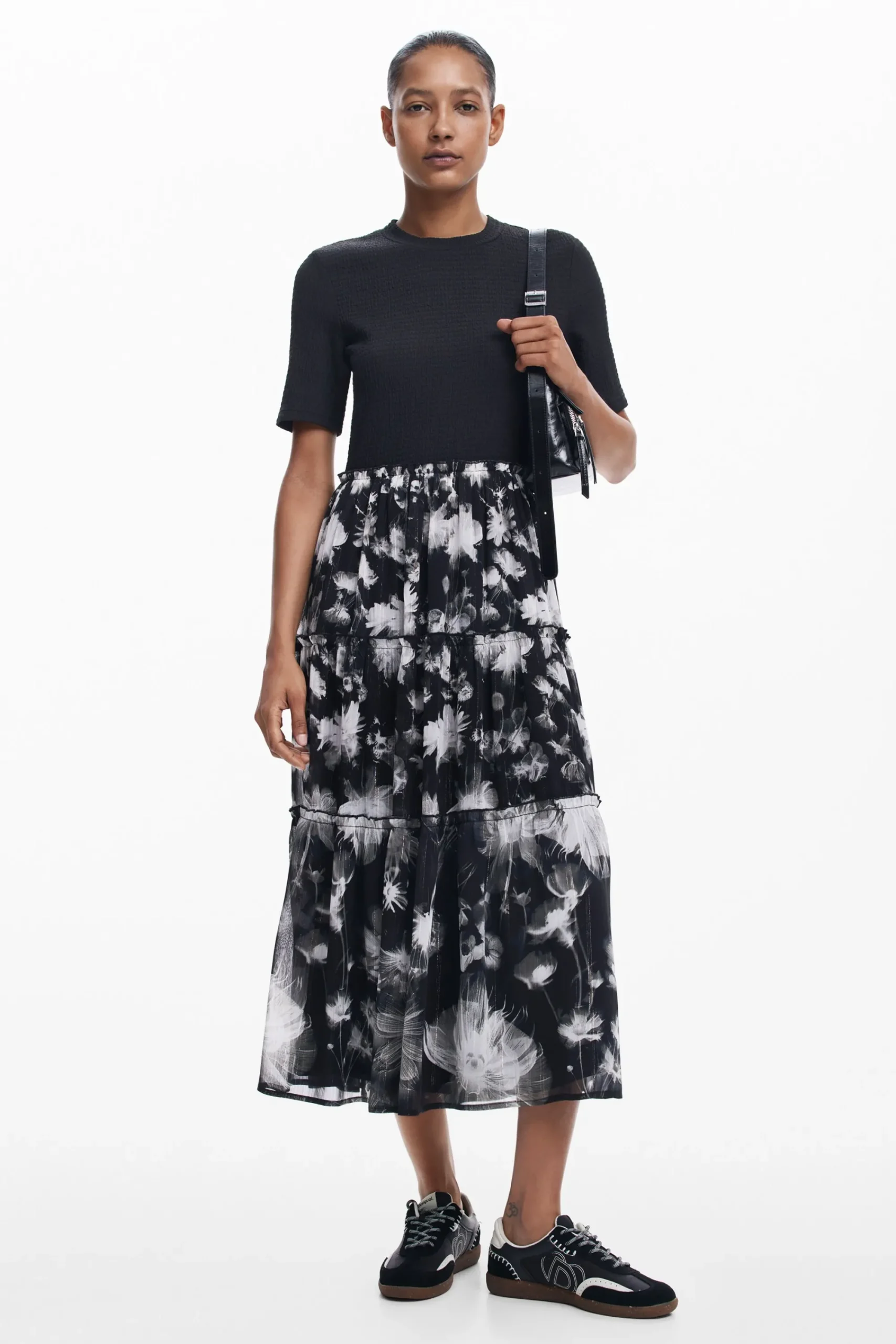Vestidos E Macacões<Desigual Vestido midi combinado