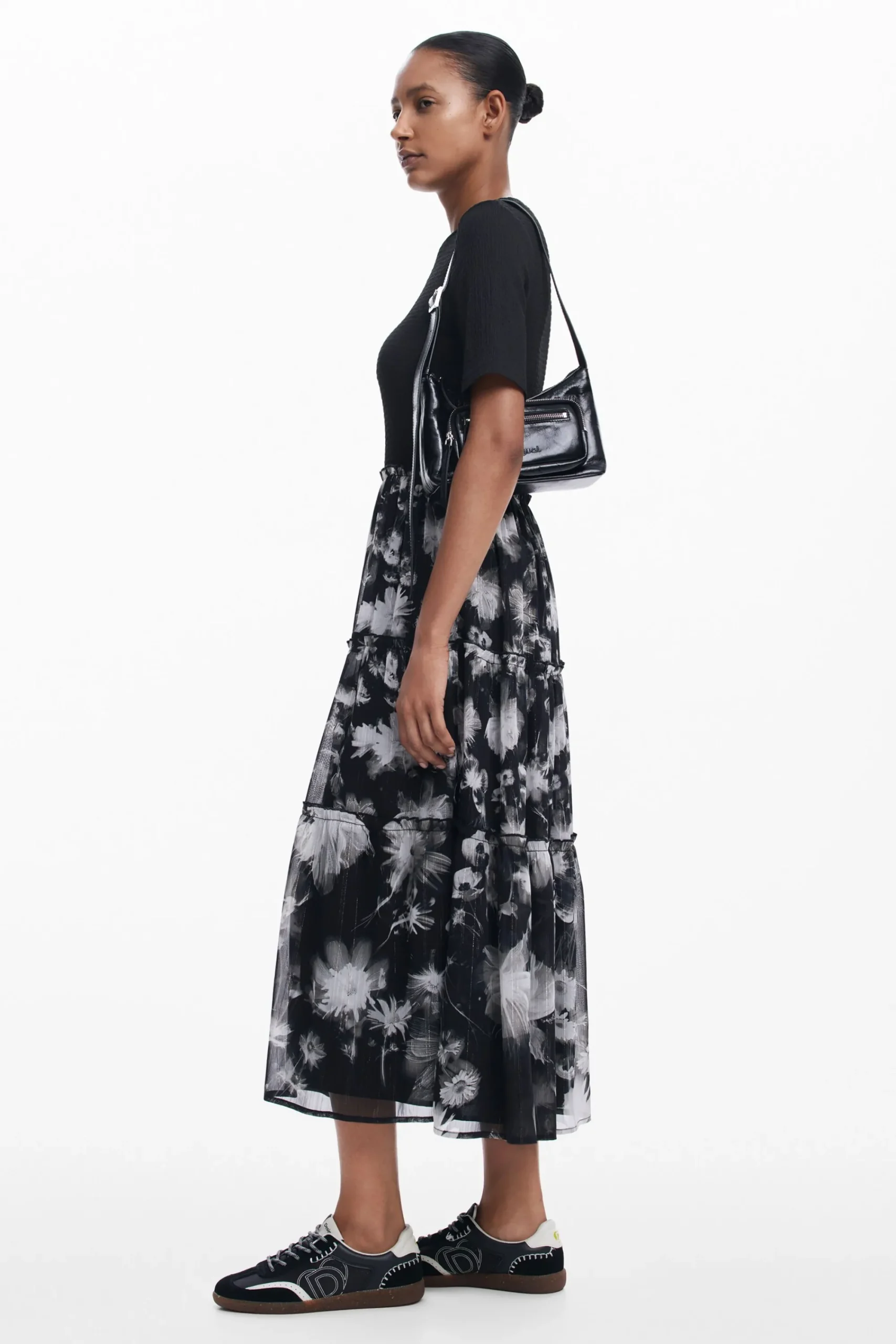 Vestidos E Macacões<Desigual Vestido midi combinado