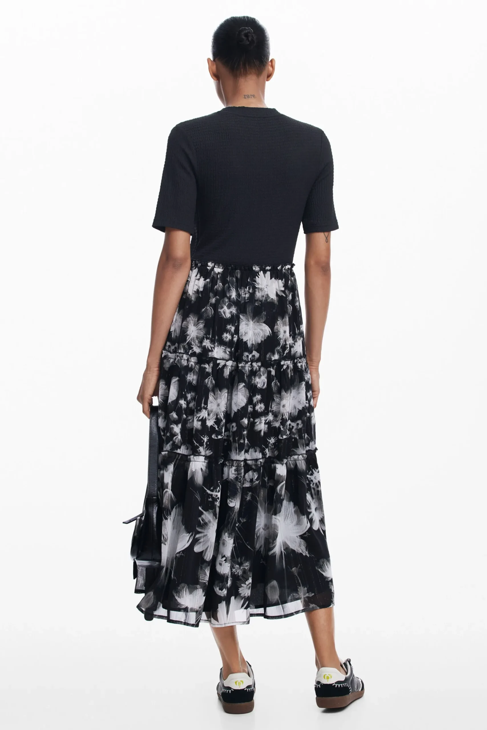 Vestidos E Macacões<Desigual Vestido midi combinado