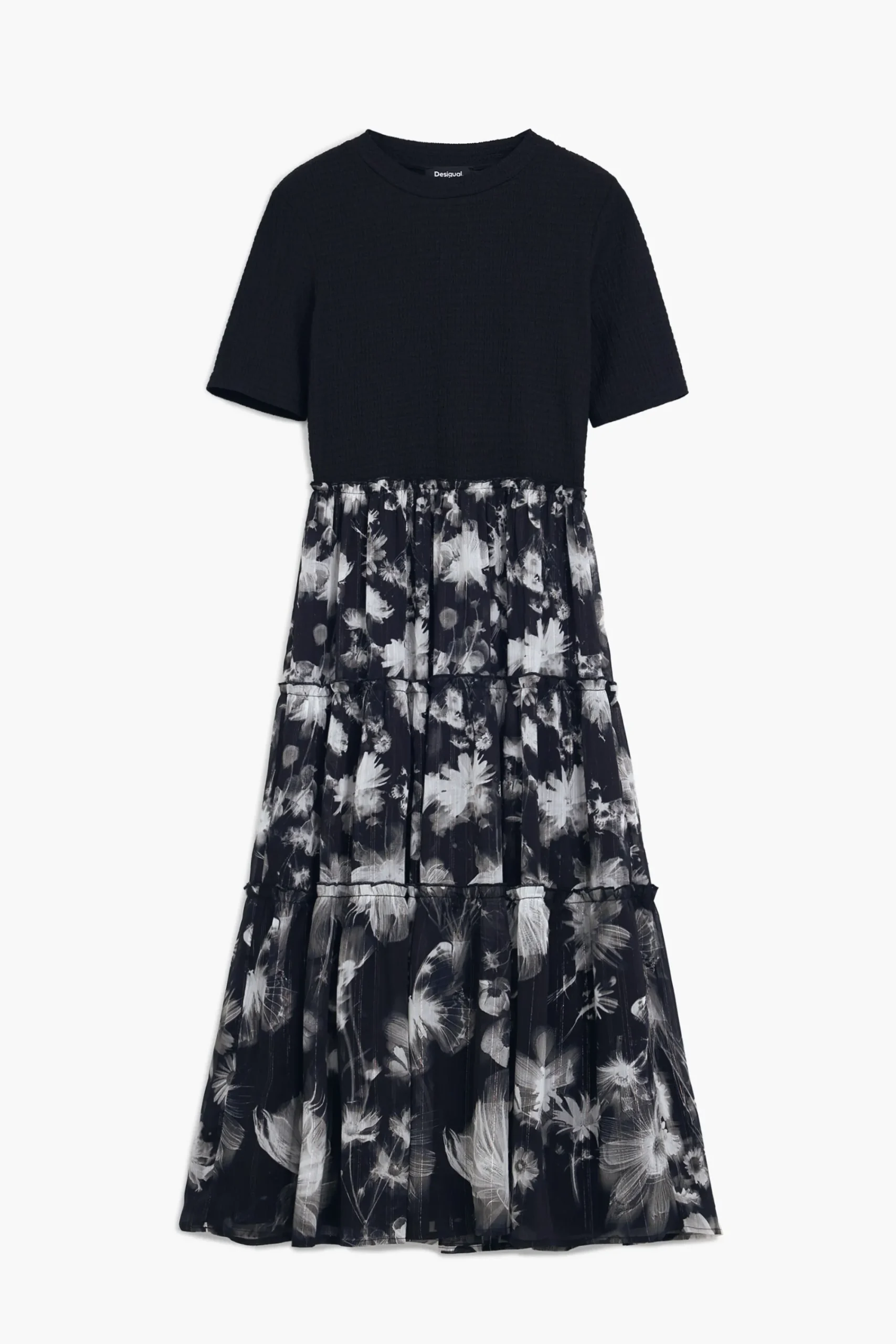 Vestidos E Macacões<Desigual Vestido midi combinado