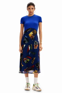 Vestidos E Macacões<Desigual Vestido midi combinado M. Christian Lacroix