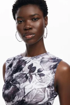 Vestidos E Macacões<Desigual Vestido midi de flores