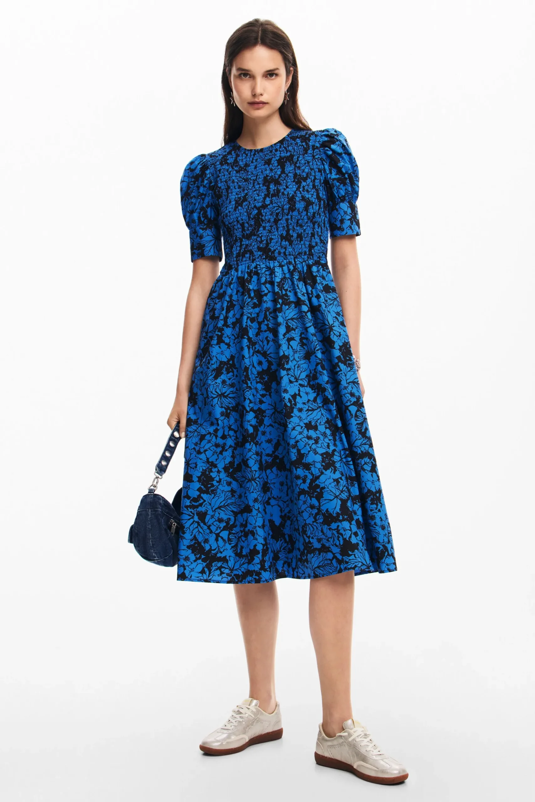 Vestidos E Macacões<Desigual Vestido midi de flores